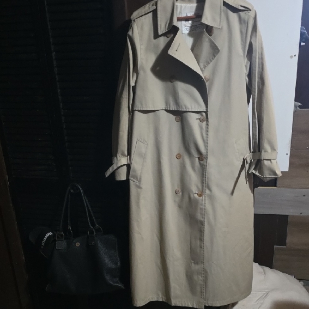 London Fog Beige Trench Coat